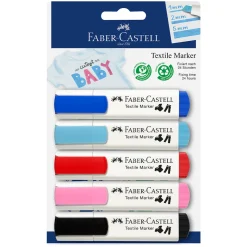 Textilmarker Pastel 5-set