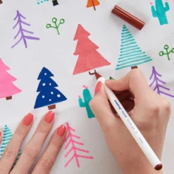 4600 Textilpenna 5-set Cool Tones