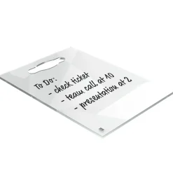 Transparent whiteboard Mini A4 med handtag