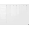 Transparent whiteboard Mini Veckoplan A3