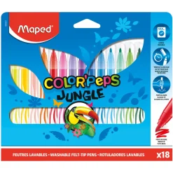 Tuschpennor Color Peps Jungle 18-pack
