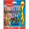 Tuschpennor Color Peps Monster 12-pack