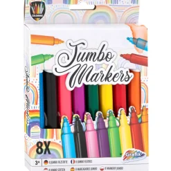 Tuschpennor Jumbo 8-set (3 år+)