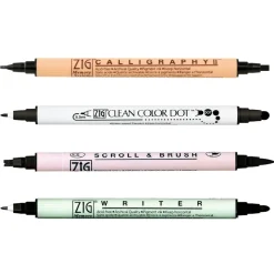 Twin Tip Marker Svart 4-set