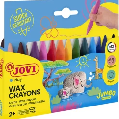 Vaxkritor Jumbo Easy Grip 12-pack (2 år+)