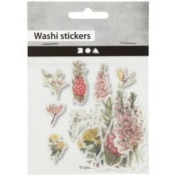 Washi Stickers Blommor