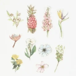 Washi Stickers Blommor