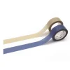 Washi-tejp Blue × pastel gray 2-pack