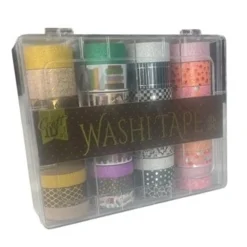Washi-tejp 40-pack + förvaringslåda