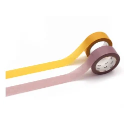 Washi-tejp Yellow × lavender 2-pack