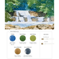 Watercolor Mixing Deck: Landscapes