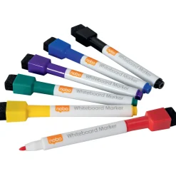 Whiteboardpenna Mini med sudd 6-set