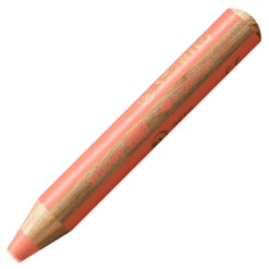 Woody 3-in-1 Färgpennor Pastell 6-set + vässare (3 år+)