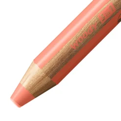 Woody 3-in-1 Färgpennor Pastell 6-set + vässare (3 år+)